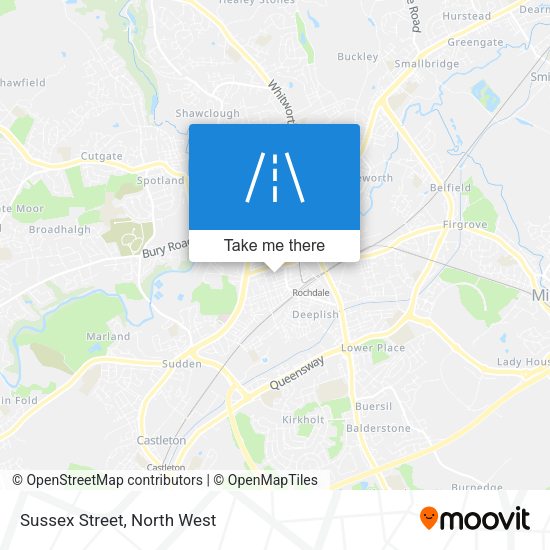 Sussex Street map