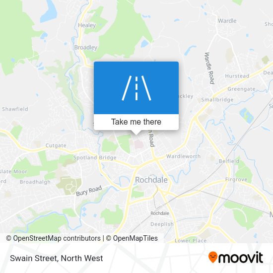 Swain Street map