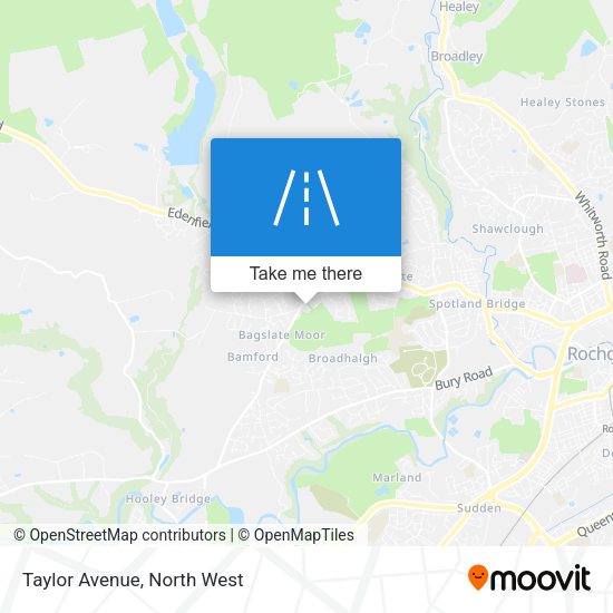 Taylor Avenue map