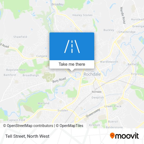 Tell Street map