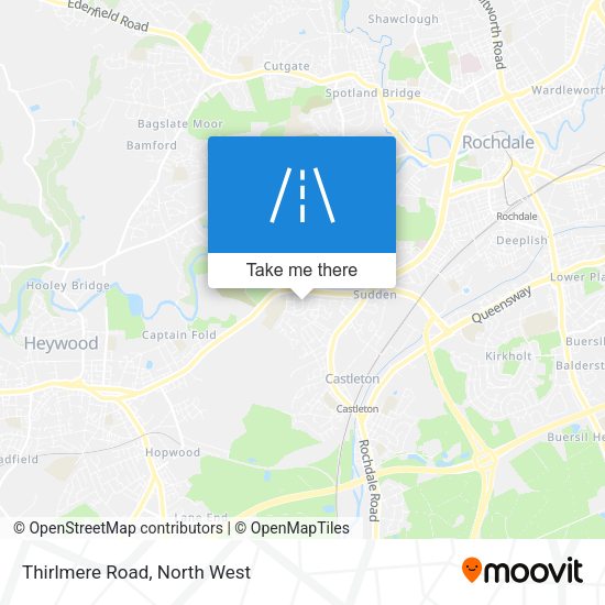 Thirlmere Road map