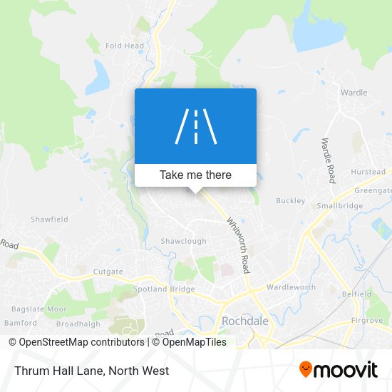 Thrum Hall Lane map