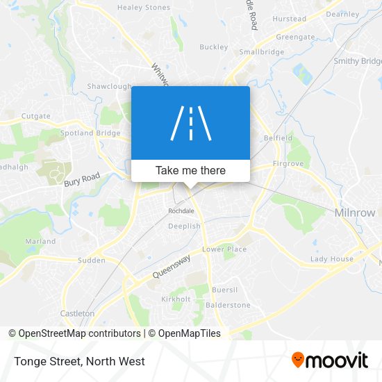 Tonge Street map