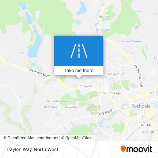 Traylen Way map