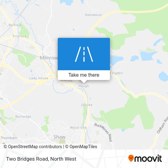 Two Bridges Road map