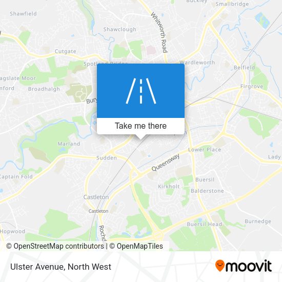 Ulster Avenue map