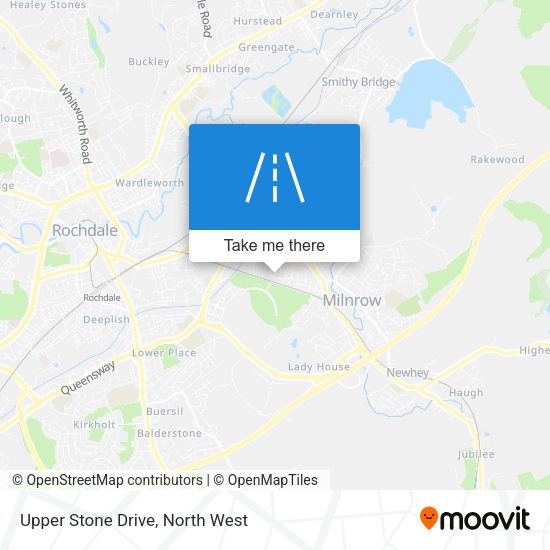 Upper Stone Drive map