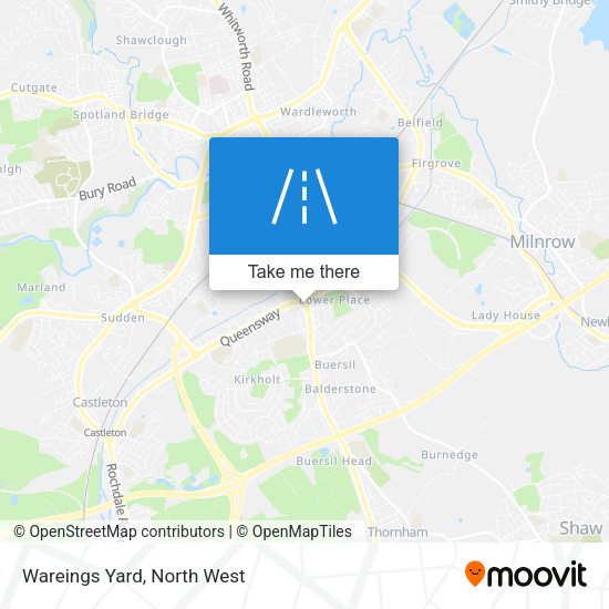 Wareings Yard map