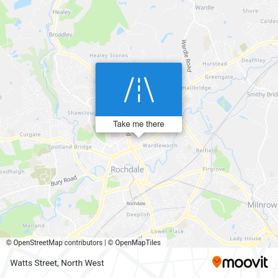 Watts Street map