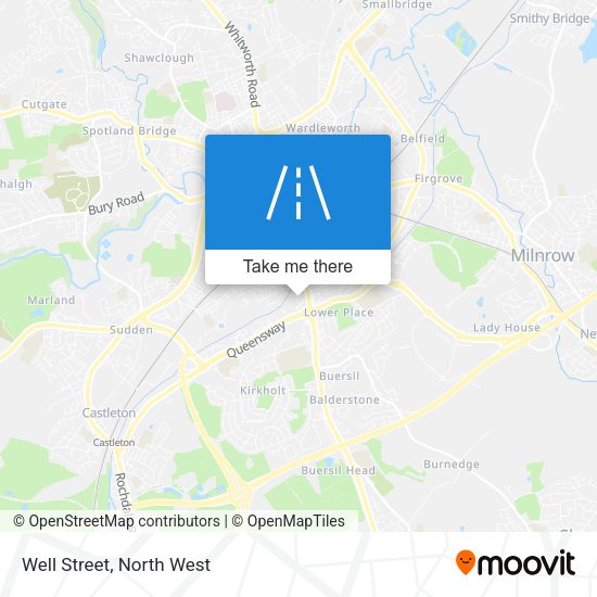 Well Street map