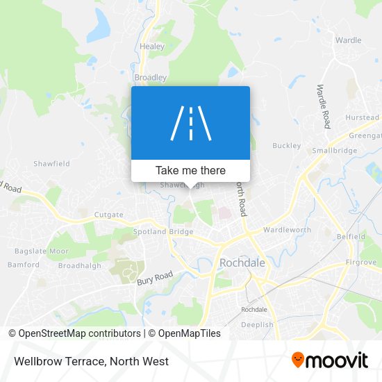 Wellbrow Terrace map