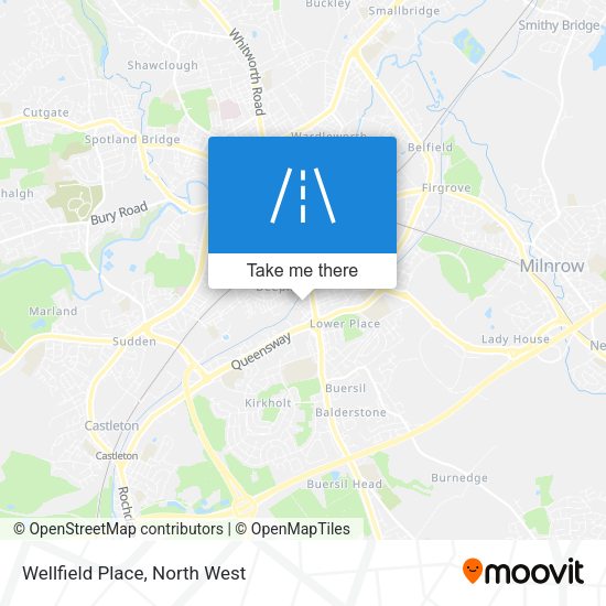 Wellfield Place map