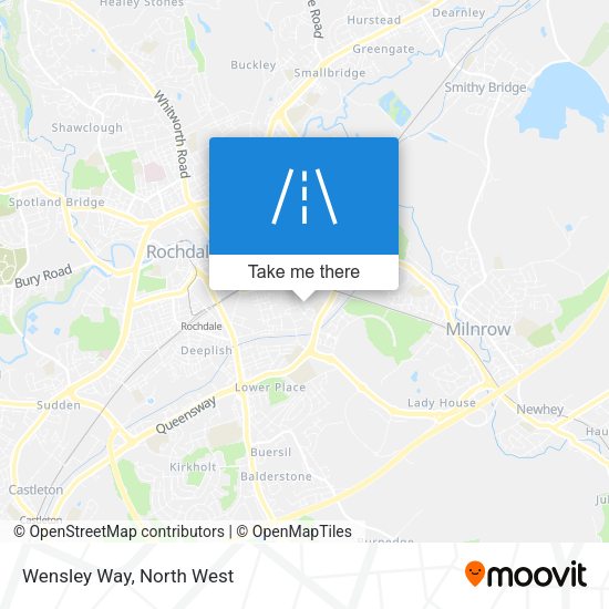 Wensley Way map