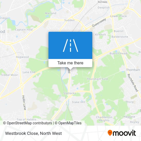 Westbrook Close map