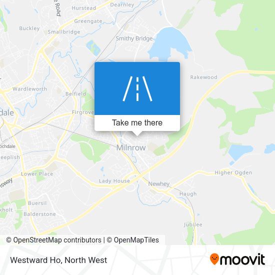 Westward Ho map