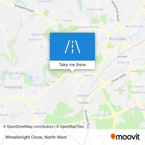 Wheelwright Close map