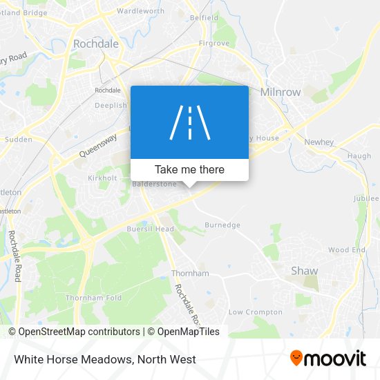 White Horse Meadows map