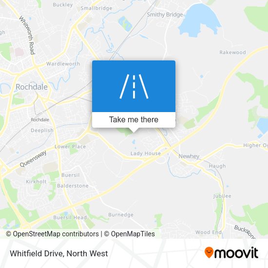 Whitfield Drive map