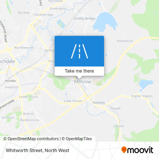 Whitworth Street map