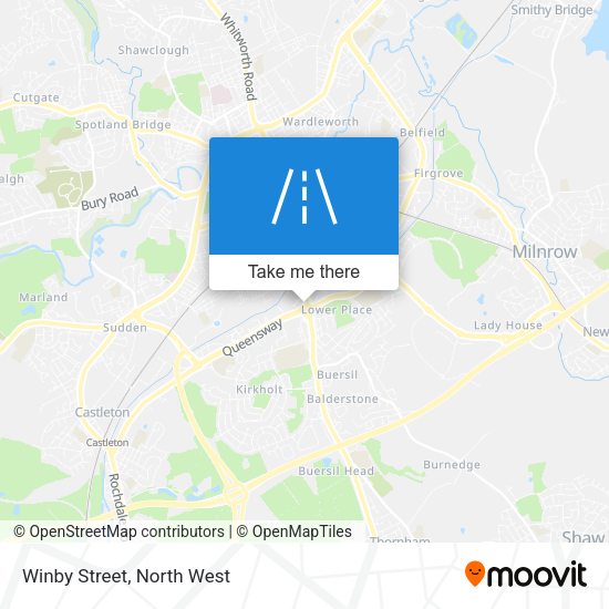 Winby Street map