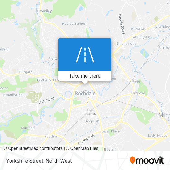 Yorkshire Street map