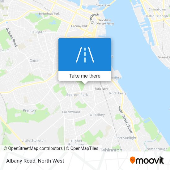 Albany Road map