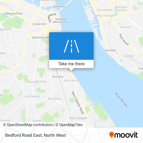 Bedford Road East map