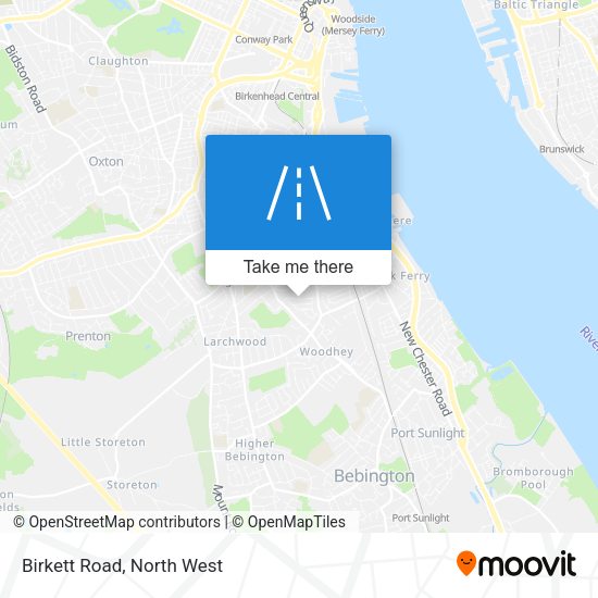 Birkett Road map