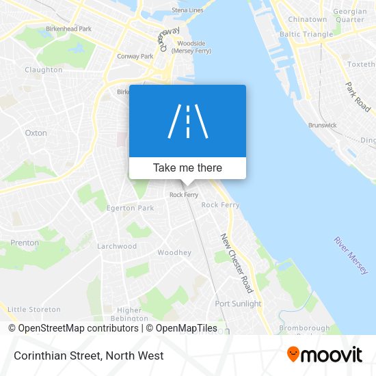 Corinthian Street map