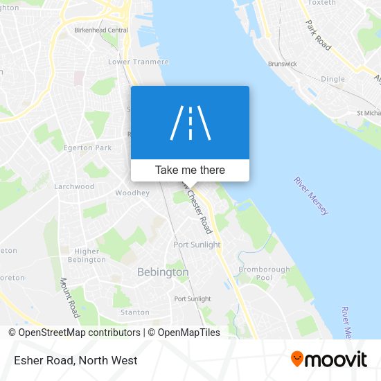 Esher Road map