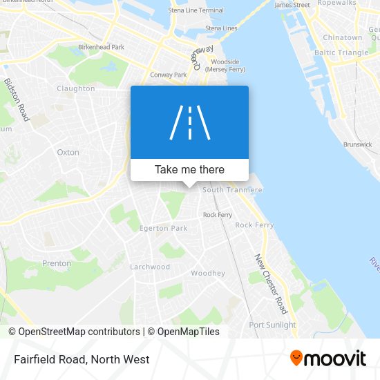 Fairfield Road map