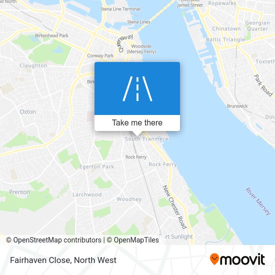Fairhaven Close map