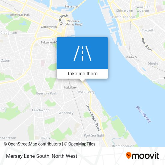 Mersey Lane South map