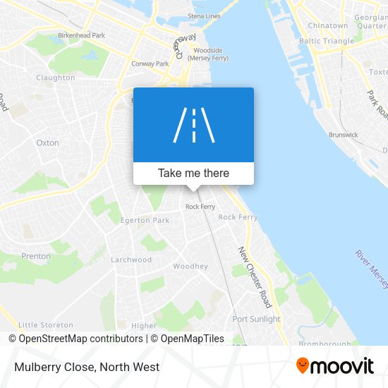 Mulberry Close map