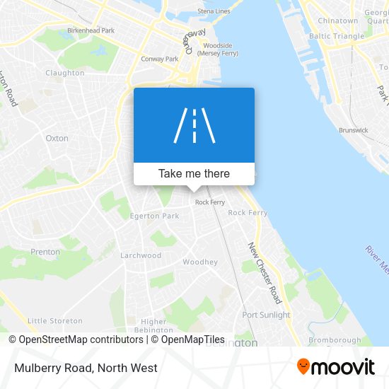 Mulberry Road map