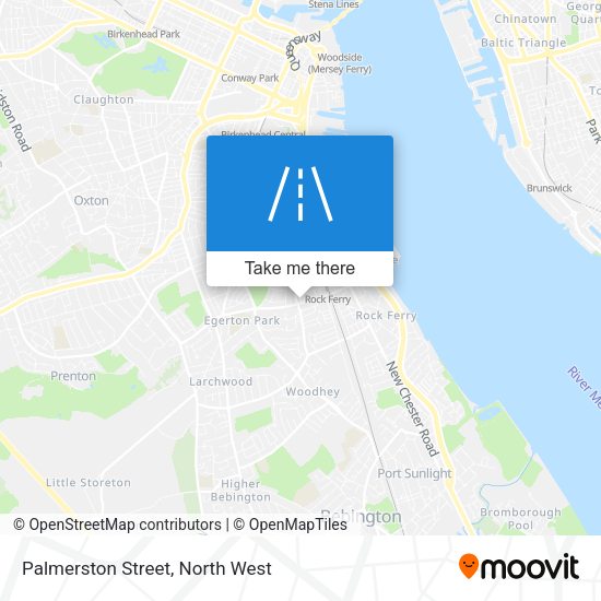 Palmerston Street map