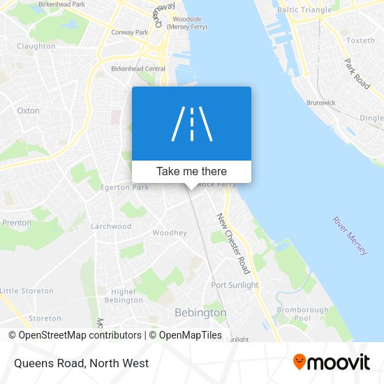 Queens Road map