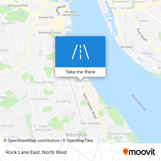 Rock Lane East map