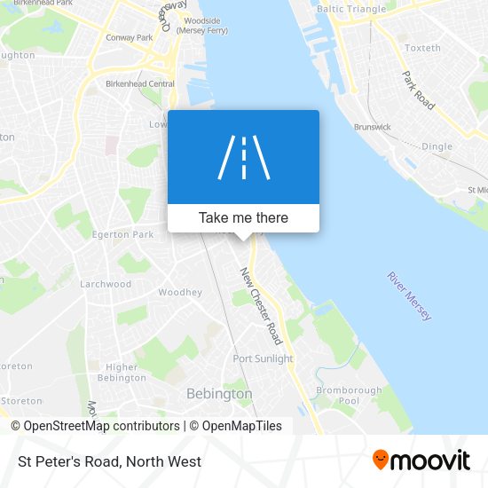 St Peter's Road map