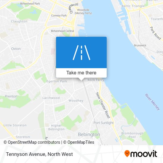Tennyson Avenue map