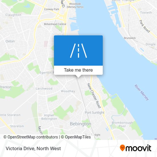 Victoria Drive map