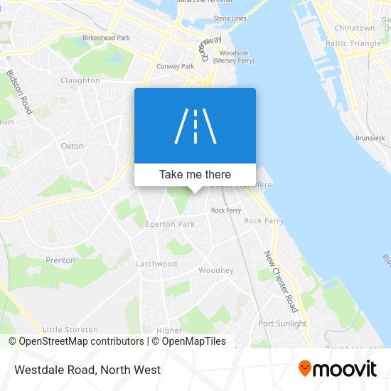 Westdale Road map