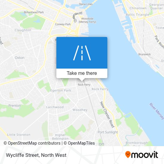 Wycliffe Street map