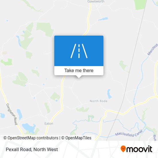 Pexall Road map