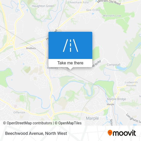 Beechwood Avenue map