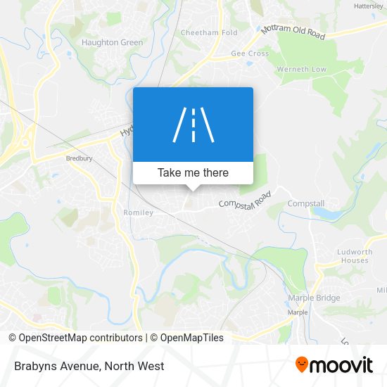 Brabyns Avenue map