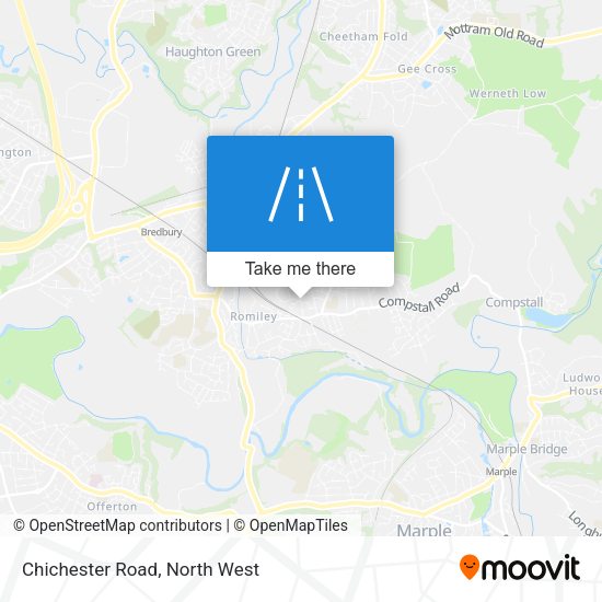 Chichester Road map