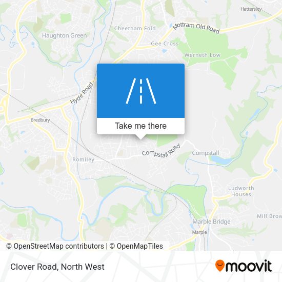 Clover Road map