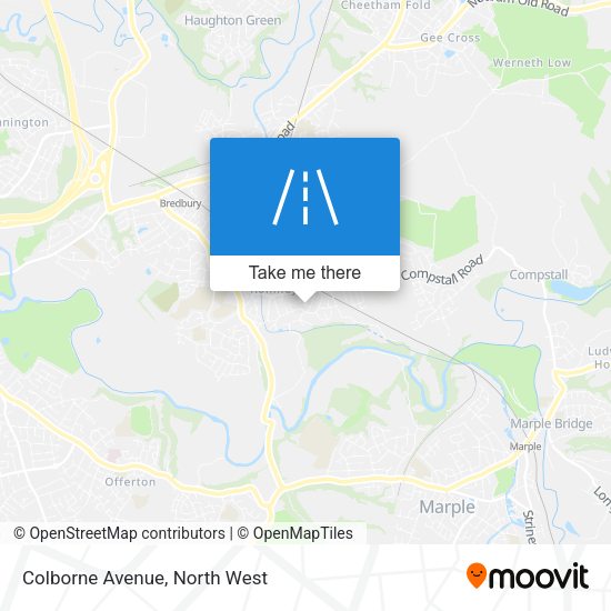 Colborne Avenue map
