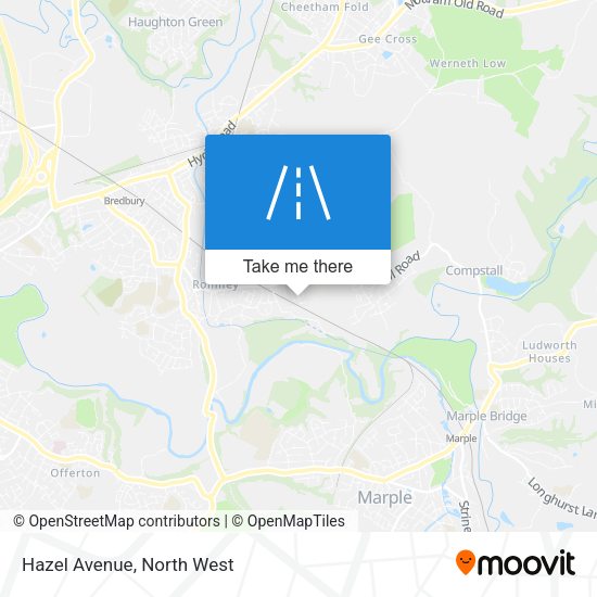 Hazel Avenue map